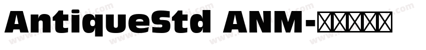 AntiqueStd ANM字体转换